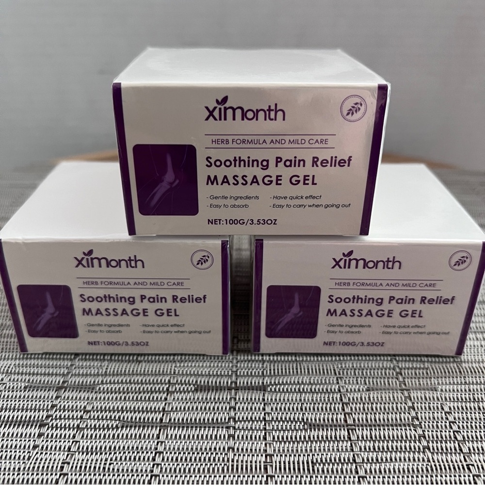 3 x Kreain Joint Pain Gel Fast Acting Gel, Kresin Soothing Pain Massage Gel 100g